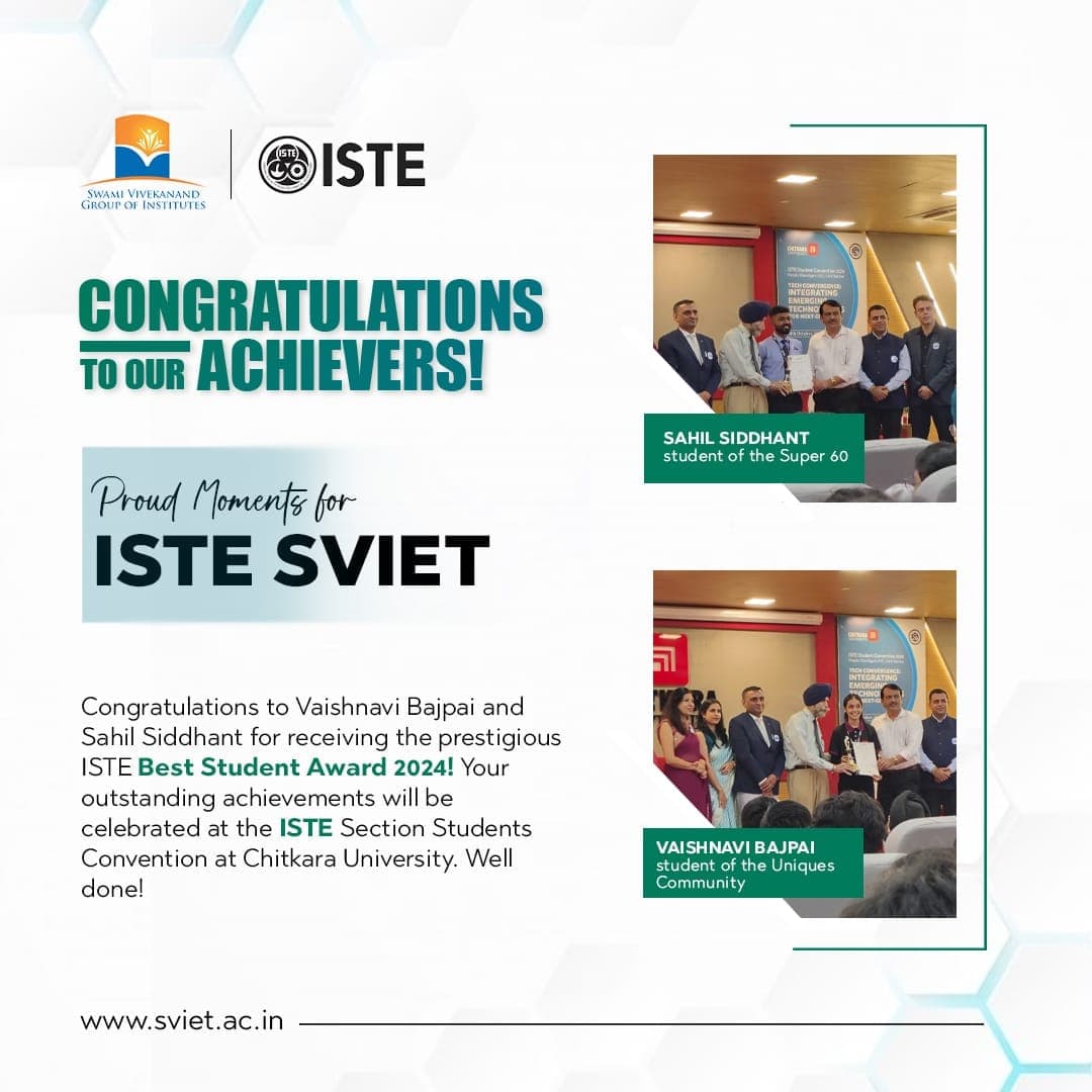 ISTE Best Student