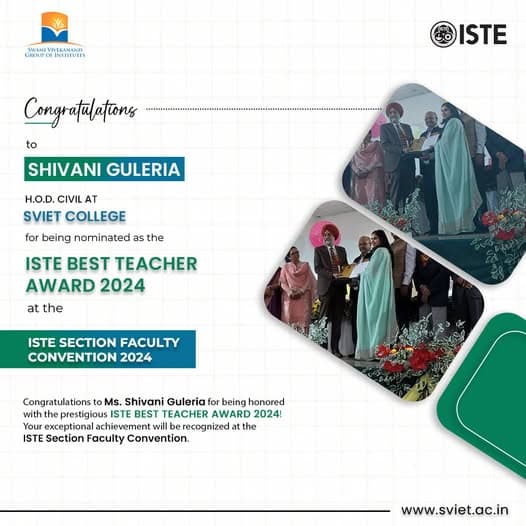 ISTE Best Teacher