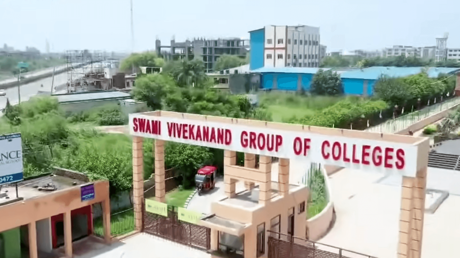 SVGOI campus academic zone and entry corridor